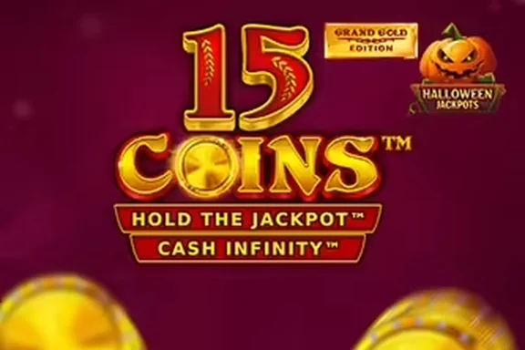 Capa do slot 15 Coins Grand Gold Edition Halloween Jackpot